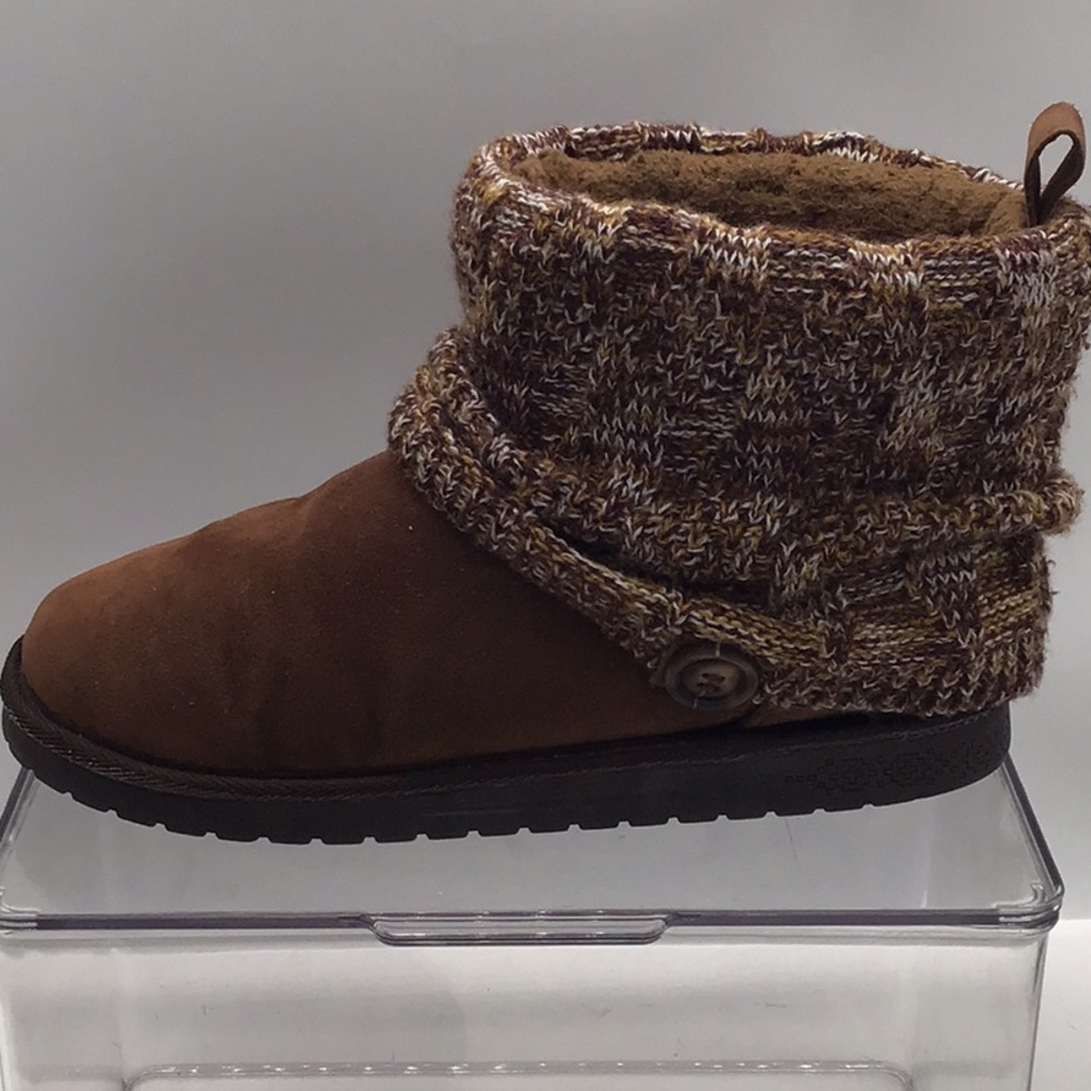 COPY - NIB Muk Luks Brown Sweater Ankle Boot